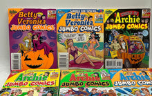 Load image into Gallery viewer, Set Of 12 Pcs Archie Betty And Veronica Modern Paper Jumbo Comic Books
