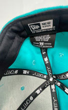 Load image into Gallery viewer, Lot Of 2 Assorted Mens Turquoise Orange NFL Miami Dolphins Baseball Caps
