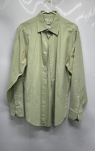 Load image into Gallery viewer, Banana Republic Mens Light Green Long Sleeve Stretch Button-Up Shirt Size Large
