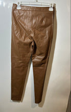 Load image into Gallery viewer, Zara Womens Brown Flat Front Slash Pockets Straight Leg Ankle Pants Size Small
