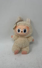 Load image into Gallery viewer, Replica Pop Mart Labubu Exciting Macarons Beige Toffee Plush Keychain
