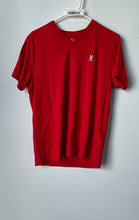 Load image into Gallery viewer, Psycho Bunny Mens Red Pima Cotton Short Sleeve V-Neck Pullover T-Shirt Size 4
