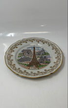 Load image into Gallery viewer, Antique Florance Limoges Porcelain Eiffel Tower &amp; Other Landmark Collector Plate
