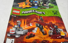 Load image into Gallery viewer, Lot Of 3 Pcs Lego Minecraft 21113 &amp; 21126 Building Toy Instruction Manuals Books
