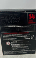 Load image into Gallery viewer, Hasbro Disney Star Wars Titanium Series First Order Transporter Diecast Vehicle
