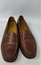 Load image into Gallery viewer, Cole Haan Mens C06983 Brown Leather Round Toe Slip-On Penny Loafers Size 10.5 M
