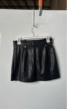 Load image into Gallery viewer, Zara Womens Black Asymmetrical Front Zip Pockets Moto Mini Skirt Size Small
