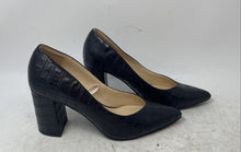 Load image into Gallery viewer, Liz Claiborne Womens Haslett Black Leather Pointed Toe Block Pump Heels Size 7M

