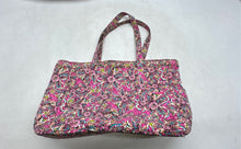 Load image into Gallery viewer, Vera Bradley Womens Multicolor Floral Inner Divider Double Handle Tote Bag
