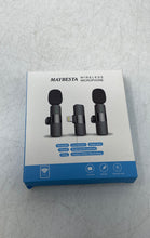 Load image into Gallery viewer, Maybesta Wireless Lavalier Lapel Dual Clip-On Microphone System Untested In Box
