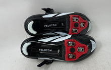 Load image into Gallery viewer, Peloton Mens PL-SH-B-37 Black Red 3 Bolt Adjustable Strap Cycling Shoes Size 37
