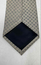 Load image into Gallery viewer, Fratello Mens Beige Printed Silk Handmade Adjustable Formal Pointed Tie

