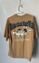 Load image into Gallery viewer, H&amp;M Mens Beige Cotton Short Sleeve Crew Neck Oversized Fit Graphic T-Shirt Sz S
