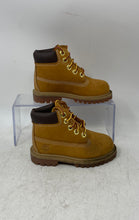 Load image into Gallery viewer, Timberland Kids Premium 6-Inch TB112809713 Brown Leather Ankle Boots Size 7
