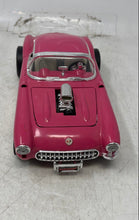 Load image into Gallery viewer, Road Legends Pink Flames 1957 Chevrolet Corvette Gasser Diecast Model Car
