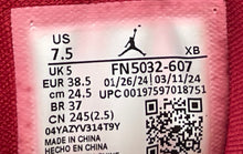 Load image into Gallery viewer, Nike Womens Air Jordan 1 Low Method Of Make FN5032-607 Red Sneakers Shoes Sz 7.5
