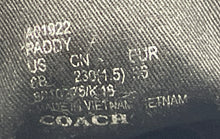 Load image into Gallery viewer, Coach Womens Paddy AO1922 Black Gray Low Top Lace-Up Sneaker Shoes Size 6B
