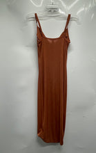 Load image into Gallery viewer, Forever 21 Womens Brown Sleeveless Cowl Neck Adjustable Strap Slip Dress Size S
