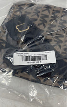 Load image into Gallery viewer, Michael Kors Womens Beige Black Signature Print Adjustable Strap Crossbody Bag
