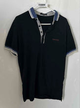 Load image into Gallery viewer, Calvin Klein Mens Black Cotton Short Sleeve Spread Collar Polo Shirt Size XL
