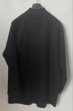 Load image into Gallery viewer, En Thread Womens Black Wool Long Sleeve Knitted Cardigan Sweater Size XL
