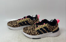 Load image into Gallery viewer, Adidas Boys Racer TR21 GW7147 Brown Cheetah Print Lace-Up Running Shoes Size 5
