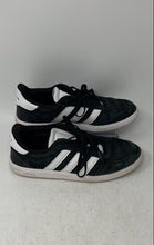 Load image into Gallery viewer, Adidas Womens Breaknet Sleek Black White Lace-Up Low Top Tennis Shoes Size 7
