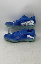 Load image into Gallery viewer, Puma Mens Future 7 Match 107931-01 Blue Lace-Up Low Top Soccer Cleats Size 10

