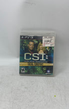 Load image into Gallery viewer, Ubisoft PS3 CSI Crime Scene Investigation Fatal Conspiracy Video Game Not Tested
