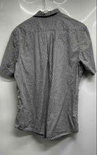Load image into Gallery viewer, U.S. Polo Assn. Mens Gray Dotted Cotton Slim Fit Button-Up Shirt Size Medium
