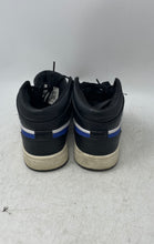 Load image into Gallery viewer, Nike Womens Air Jordan 1 Mid 554725-084 Black White Blue Sneakers Shoes Size 6.5
