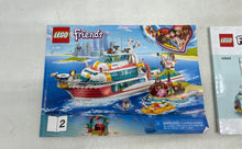 Load image into Gallery viewer, Lot Of 5 Pcs Assorted Lego Friends &amp; Disney Princess Instruction Manual Books
