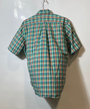 Load image into Gallery viewer, Nautica Mens Multicolor Plaid Short Sleeve Collared Button-Up Shirt Size M
