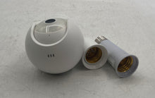 Load image into Gallery viewer, LaView White 360° View Wi-Fi Smart Light Bulb Security Camera In Box Untested

