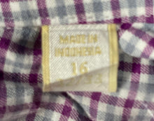 Load image into Gallery viewer, Michael Kors Mens Multicolor Gingham Non-Iron Long Sleeve Dress Shirt Size 16

