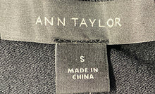 Load image into Gallery viewer, Ann Taylor Womens Black Long Sleeve Tie Shoulder Regular Fit Blouse Top Size S
