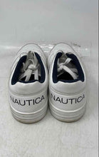 Load image into Gallery viewer, Nautica Kids Blue White Round Toe Low Top Lace-Up Sneaker Shoes Size 5
