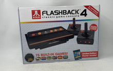 Load image into Gallery viewer, Atari Flashback 4 Classic Game Console With 2 Wireless Controllers Not Tested

