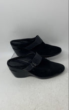 Load image into Gallery viewer, Cole Haan Womens Black Round Toe Wedge Heel Slip-On Clog Shoes Size 8.5B
