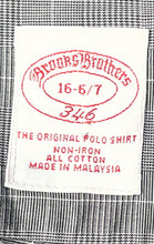 Load image into Gallery viewer, Brooks Brothers Mens Gray Plaid Print Long Sleeve Non-Iron Dress Shirt Sz 16-6/7
