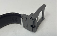 Load image into Gallery viewer, Steve Madden Mens Black Brown Leather Buckle Reversible Dress Belt Size 34-36

