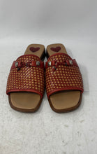 Load image into Gallery viewer, Brighton Womens Joan Red Beige Woven Open Toe Slip-On Slide Sandals Size 7.5M
