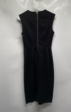 Load image into Gallery viewer, Banana Republic Womens Black Sleeveless Round Neck Midi Sheath Dress Size 4
