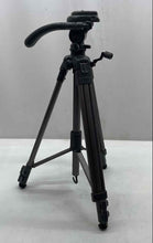 Load image into Gallery viewer, Solidex Gray Adjustable Three Section Pan Head Camcorder Tripod Not Tested
