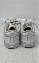 Load image into Gallery viewer, Nike Kids Air Force 1 White Leather Low Top Lace-Up Sneakers Shoes Size 7C
