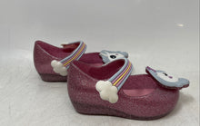 Load image into Gallery viewer, Mini Melissa Girls Ultragirl Unicorn Pink Sparkling Mary Jane Flats Sz 5 In Box

