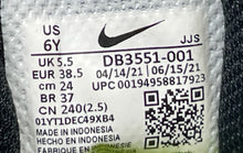 Load image into Gallery viewer, Nike Kids Crater Impact DB3551-001 Black Low Top Lace-Up Sneaker Shoes Size 6Y
