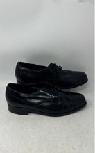Load image into Gallery viewer, Florsheim Mens Black Leather Square Toe Lace-Up Oxford Dress Shoes Size 9.5 3E
