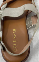Load image into Gallery viewer, Cole Haan Womens Fawn Brown Gold Tone Slingback Sandals Size 6.5B
