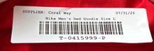 Load image into Gallery viewer, Nike Mens Red NCAA University Of Dayton Flyers Football Pullover Hoodie Size L
